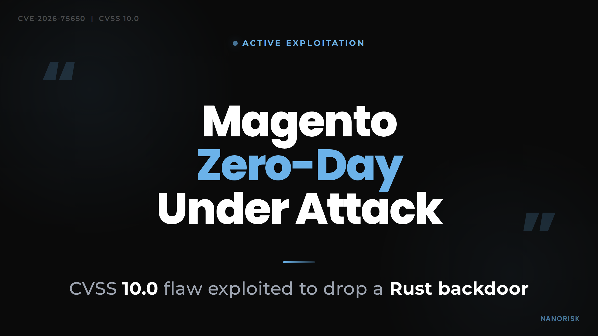 Magento zero-day patch urgent warning