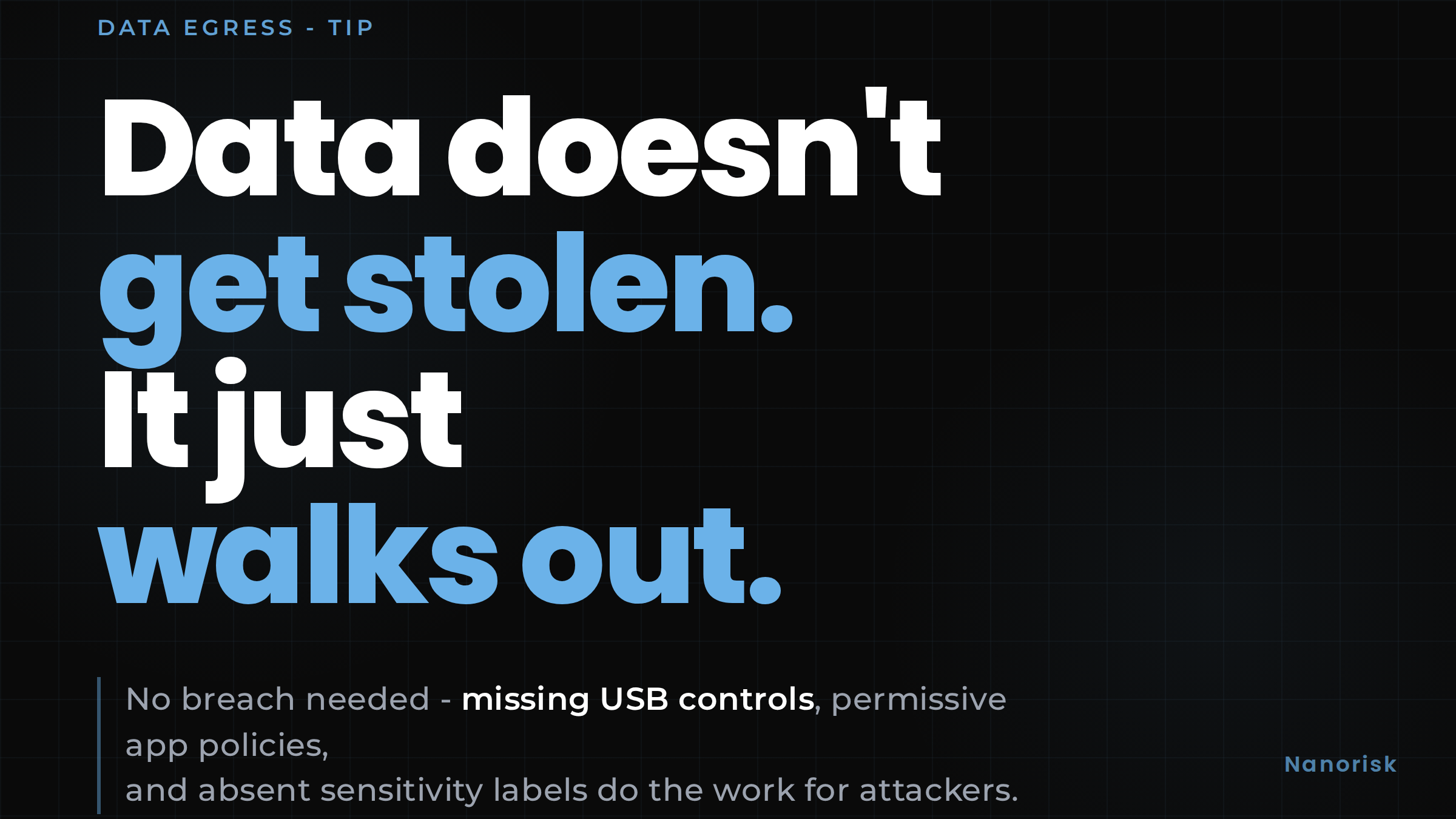 Data egress and removable media controls