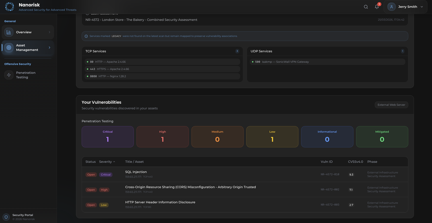 Asset Vulnerabilities